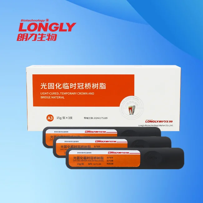 Light-curing temporary crown and bridge resin A3 (Longly)